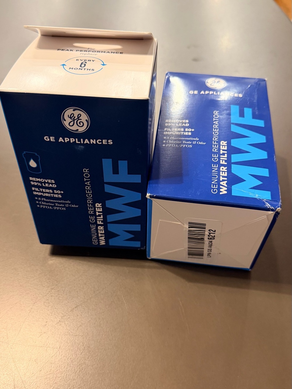 GE MWF Refrigerator Water Filter Replacement - Blue